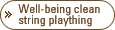 Well-being clean string plaything